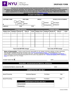 Information and a copy of forms