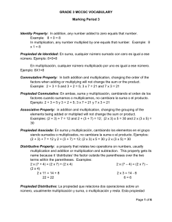 Grade 3 Vocab MP 3