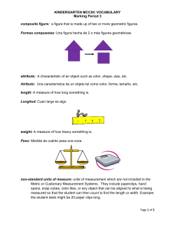 Kindergarten Vocab. MP 3