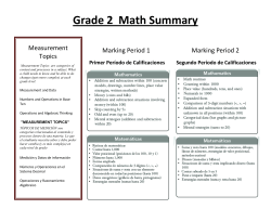 Grade 2 Math