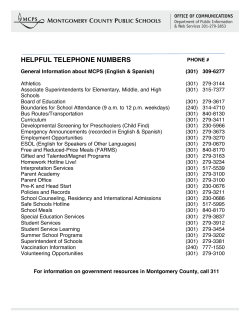 Helpful Phone Numbers 2014