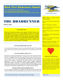 February 2016&nbsp;Newsletter in English