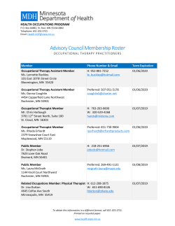 Advisory Council Membership Roster (Word)