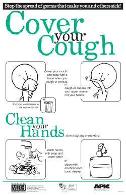 Cover Your Cough - poster, English (PDF: 180KB/1 page)