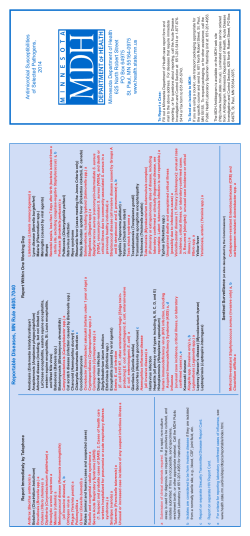 Antimicrobial Susceptibilities of Selected Pathogens, 2014 (PDF)