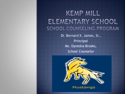 KMES Counseling Program Overview