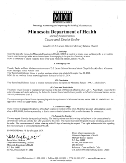 Cease and Desist Order (PDF)