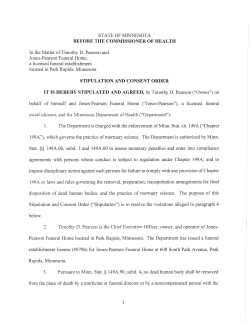 Stipulation and Consent Order (PDF)