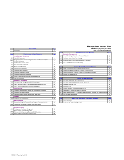 Metropolitan Health Plan (PDF: 425KB/140 pages)