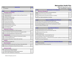 Metropolitan Health Plan(PDF: 257kb/ 105 pages)