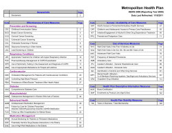 Metropolitan Health Plan(PDF: 234kb/ 133 pages)