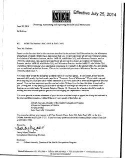 View Edward Kellner Determination (PDF)