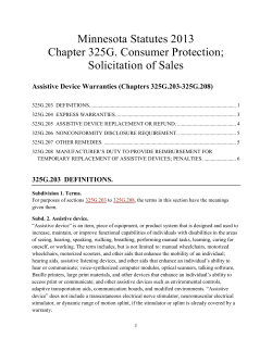 325G.203 - 325G.208 Solicitation of Sales (PDF: 156 KB/6 pp)