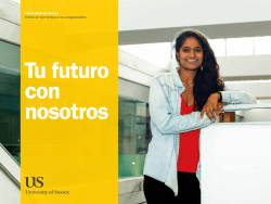 Postgraduate welcome booklet (Spanish language) [PDF 859.49KB]
