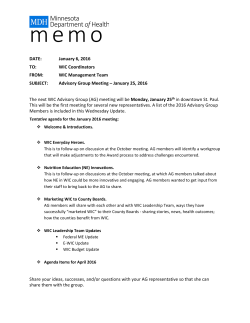 Advisory Group Meeting &ndash; January 25, 2016 (PDF) - 1/6/16