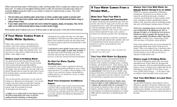 Safe Drinking Water For Your Baby (PDF: 182KB/2 pages)