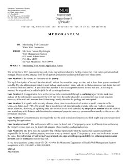 Monitoring Well Permit Application Forms (PDF)