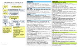 Long Term Care Evacuation Job Aid (PDF: 136KB/2 pages)