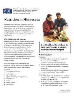 Nutrition Fact Sheet
