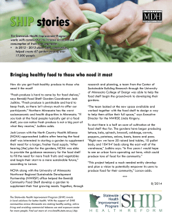 Bringing Healthy Food to Those Who Need it Most