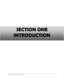 Section 1: Introduction
