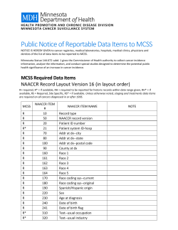 MCSS Required Data Items (PDF)