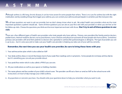 Questions to Ask About Your Child's Asthma