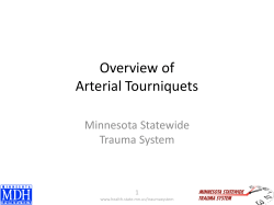 Overview of Arterial Tourniquets (PDF)