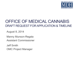 Draft Request for Application and Timeline (PDF: 322KB/26 pages)