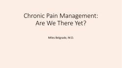 Dr. Miles Belgrade s Presentation (PDF)