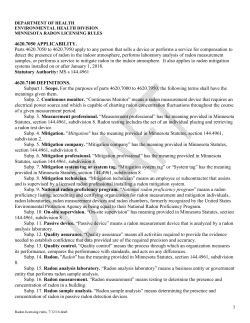 Radon Licensing Rules Draft August 2015 (PDF)