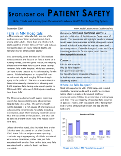 Spotlight on Patient Safety: September 2008 (PDF)