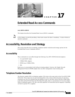 Extended Read Access Commands