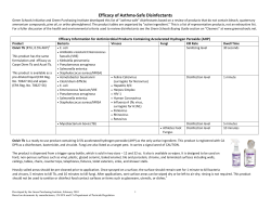 Efficacy of Asthma‐Safe Disinfectants (PDF: 285KB/8 pages)