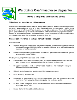 Hoos u dhigidda taabashada ciidda (PDF: 113 KB/2 pages)