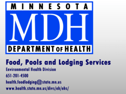 MDH Food, Pools and Lodging Services, Field Operations Unit, Self-Assessment, Blake Nordin and Wendy Spanier, MDH (PDF: 290KB/14 pages)