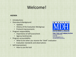 Overview and Background , Colleen Paulus, MDH (PDF: 917KB/8 pages)