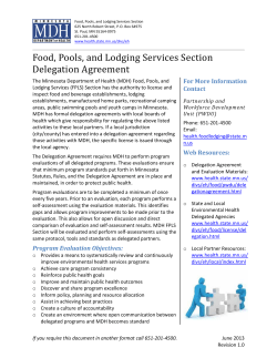 Delegation Agreement Fact Sheet