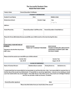 Successful Student Registration Form