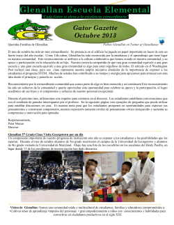 Octubre&nbsp;Gator Gaceta 2013 Espanol