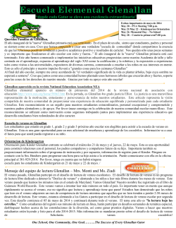 Mayo Gator Gaceta 2014 Espanol