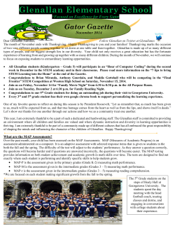 Gator Gazette November 2014 (English)