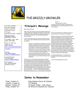 Grizzly Growler September 2015
