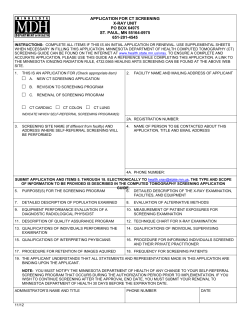 Application for CT Screening (PDF: 304KB/1page)
