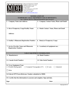 Notification of Temporary X-ray Equipment Use (PDF:211KB/3pages)