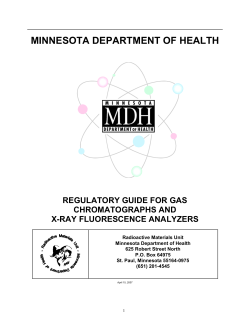 Gas Chromatographs and X-ray Fluorescence Analyzers (PDF)