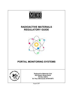 Portal Monitoring Systems (PDF)