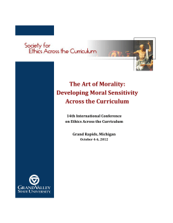 The Art of Morality: Developing Moral Sensitivity Across the Curriculum