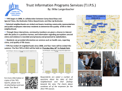 Michaeal Langenbacher: Trust Information Programs Services (T.I.P.S.)