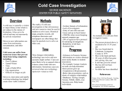 George Mackenzie: Cold Case Investigation
